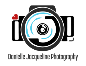 danielle jacqueline photography company logo with typography by prefocus solutions