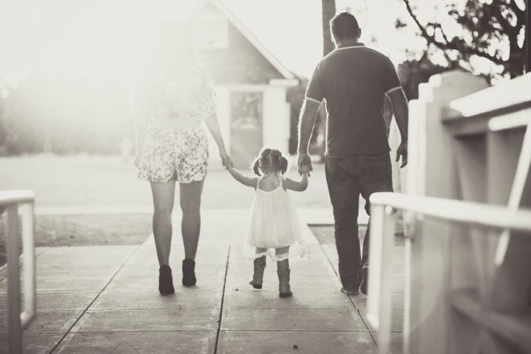 only child edited family portraits by desoto county ms photographer danielle jacqueline farm setting during sunset walking off which picket bridge into flair black and white