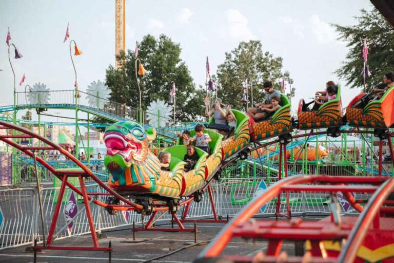 little kiddie coaster ride at midsouth fairgrounds in southaven ms by danielle jacqueline photography family event shoots